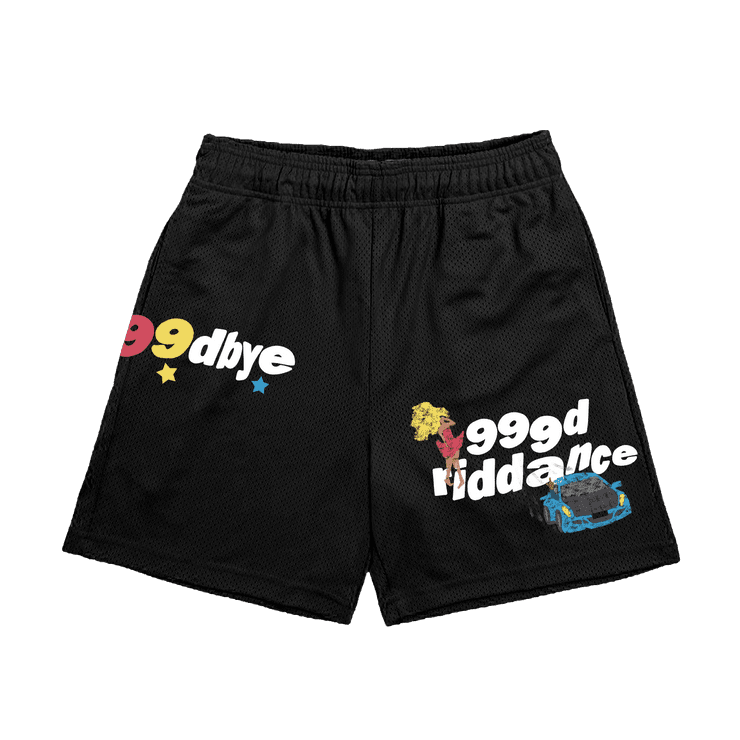 999 Club 4 Year Anniversary Shorts Black