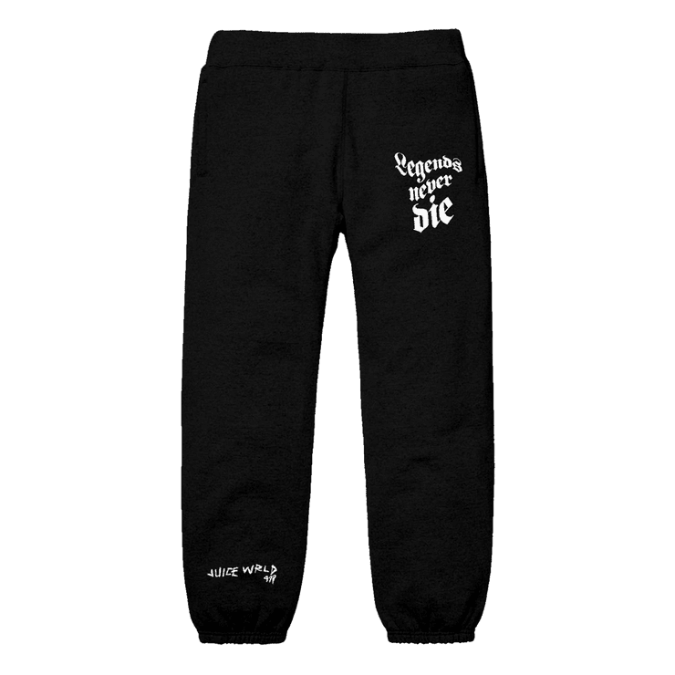 999 Club Juice Wrld 999 Sweatpants Black