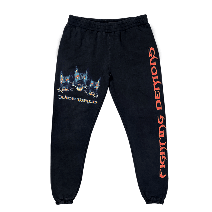 Juice Wrld x Vlone 999 Sweatpants – Black