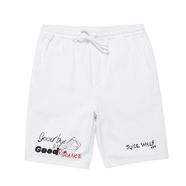 999 Club Juice Wrld Gbgr Shorts White